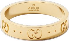 Classic Gucci Engraved White Gold Ring, Classic Gucci Engraved Ring For Anniversary, Classic Gucci Engraved Ring As Gift, Classic Gucci Engraved Ring For Gift, Gucci Formal Fine Jewelry Rings, Gucci Fine Jewelry Rings For Formal Occasions, Designer Gucci Rings With Polished Finish, Gucci Rings For Anniversary, Gucci 14k Gold Designer Rings