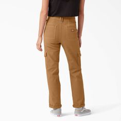 Women's Skinny Fit Cuffed Cargo Pants - Dickies US High Waistedcargo Pants, Trendy Stretch Cargo Jeans Affordable, Cheap Stretch Casual Cargo Pants, Affordable Khaki Mid-rise Jeans, Affordable High Rise Cargo Jeans, Cheap Urban Mid-rise Pants, Cheap Fall Jeans With Cargo Pockets, Cheap Gap Casual Cargo Pants, Cheap Cotton Cargo Pants For Summer