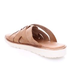 Men's Sandals | ABRAHAM LIGHT | BED|STU Leather Slide Sandals With Textured Sole, Modern Slip-on Sandals With Woven Sole, Leather Slides With Textured Sole For Beach, Modern Sandals With Woven Sole And Slip-on Design, Modern Beach Slides With Rubber Sole, Summer Slip-on Sport Sandals With Textured Sole, Vacation Slides With Leather Footbed, Leather Slides With Textured Footbed For Beach, Casual Leather Footbed Sandals With Textured Sole