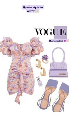 Light Purple Outfit Ideas, Fashion Asethics, Lilac Dress Aesthetic, Lilac Outfit Ideas, Purple Vogue, Working Out Aesthetic, Lilac Outfits, Fashion Outfits Vintage