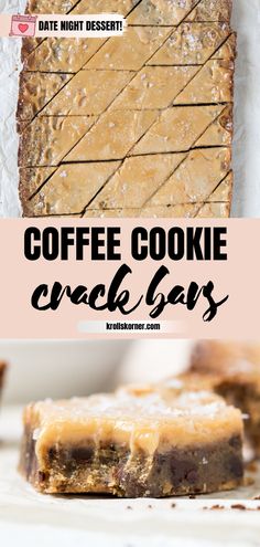 Coffee Toffee Bars, Coffee Toffee, Cookie Coffee, Medicine Tips, Toffee Bars, Cookie Bar, Coffee Cookies, Cookie Bar Recipes, Coffee Dessert