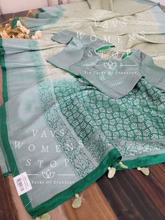 Blouse stitched - YesBlouse Opening - FrontSleeves Length - ElbowPadded - NoBlouse size - 40 with inner margins expandable upto 46for blouse size 38 alteration can be done on request. Long Sleeve Lehenga With Chikankari Embroidery, Elegant Green Georgette Tops, Festive Green Georgette Top, Transitional Long Sleeve Choli, Green Silk Traditional Wear With Long Sleeves, Green Long Sleeve Silk Traditional Wear, Transitional Season Green Choli, Silk Traditional Wear With Cutdana And Long Sleeves, Green Anarkali Long Sleeve Choli