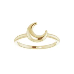 Chubby Crescent Moon Ring Shank Base Width: 1.7mm Shank Base Thickness: 1.7mm Approximate Top Height: 1.9mm Approximate Shoulder Width: 1.7mm Available Metals: 14KY, 14KR, 14KW, Platinum Made to order, please allow up to 10 business days for this style to ship. If you have any questions about this style, please feel free to message me directly prior to purchase.. Gift box included - if you have custom packaging requests, please message shop prior to purchase. This pendant makes the perfect gift Moon Shaped 14k Gold Ring, Gold Moon Shaped 14k Gold Ring, Moon Shaped 14k Yellow Gold Rings, 14k Gold Moon Shaped Ring, Gold Moon-shaped 14k Gold Ring, Elegant 14k Gold Crescent Ring, Formal Yellow Gold Moon-shaped Jewelry, Formal Yellow Gold Moon Jewelry, 14k Gold Moon Shaped Ring For Gift