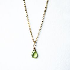 Delicate Green Birthstone Jewelry, Dainty Teardrop Pendant Birthstone Necklace For Gift, Green Birthstone Necklace With Delicate Chain For May, Green Birthstone Necklace For May With Delicate Chain, Delicate Teardrop Birthstone Necklace Gift, Green Necklaces With Delicate Chain For Anniversary, Green Delicate Chain Necklace For Anniversary, Delicate May Birthstone Necklaces For Her, Dainty Teardrop Birthstone Necklace Gift