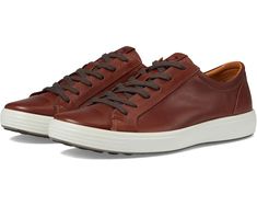 Men's ECCO Soft 7 City Sneaker | Zappos.com Casual Low-top Walking Shoes For Business, Casual Low-top Business Walking Shoes, Casual Leather Shoes For Everyday, Low-top Leather Walking Shoes For Business, Comfortable Low-top Leather Shoes, Business Leather Sneakers With Removable Insole, Leather Business Sneakers With Removable Insole, Brown Synthetic Sneakers With Leather Sole, Casual Leather Shoes With Stitched Sole For Everyday