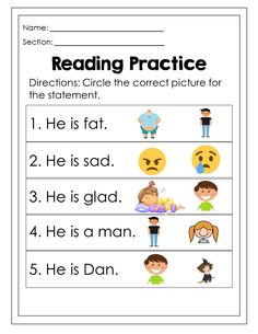 the worksheet for reading practice to teach children how to read and understand their feelings