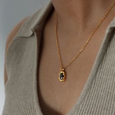 BLACK PENDANT NECKLACE – MANDUORAN Gold Pendant Crystal Necklace For Gift, Gift Crystal Necklaces With Clavicle Chain And Heart Pendant, Elegant Heart Pendant Locket Necklace With Adjustable Chain, Gold Flower Pendant Chain Necklace As Gift, Minimalist Oval Pendant Necklaces For Mother's Day, Elegant Emerald Pendant Necklace With Clavicle Chain, Elegant Gold Plated Rectangular Pendant Necklace, Minimalist Oval Pendant Necklace For Mother's Day, Elegant Gold Plated Jewelry For Birthday Gift