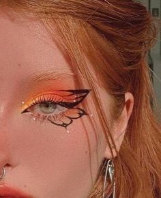 Butterfly Makeup, Drag Make-up, Cute Eye Makeup, Graphic Makeup, Eye Makeup Pictures, Smink Inspiration, Ethereal Makeup, Makijaż Smokey Eye, Eye Makeup Designs