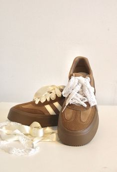 Discover elegance with our white lace shoeties, designed to add a touch of charm to any footwear. Shoe Lace Bead Words, White Lace Sneakers, Lace Shoe Laces, White Spring Sneakers With Lace-up Fastening, White Sneakers With Lace-up Fastening For Spring, White Lace-up Sneakers For Spring, Cream Sneakers With Round Toe And Laces, Beige Low-top Sneakers With White Laces, Beige Lace-up Sneakers With Elastic Laces