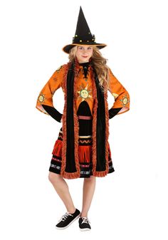 PRICES MAY VARY. Size: Medium COSTUME INCLUDES: This Disney Hocus Pocus Deluxe Dani Dennison Costume includes a dress, a bodice, a scarf, and a hat. FROM FUN COSTUMES: We're serious about Halloween costumes and we're teaming up with Disney to make outfits from some of their most famous films! If you love Disney's Hocus Pocus this Dani Dennison costume will let you recreate your favorite movie moments for Halloween and cosplay. AUTHENTIC DESIGN: We designed this Dani Dennison Hocus Pocus Costume Dani Dennison Costume, Costume For Women Halloween, Hocus Pocus Costume, Make Outfits, Fun Costumes, Black Witch Hat, Witch Shoes, Costume For Women, Halloween Spooktacular