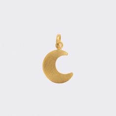 Simple sterling silver crescent moon charm. A great addition to your charm collection. -approx. 1/2" long-PJ1437 Silver Half Moon Charm Necklaces, Silver Half Moon Charm Necklace, Sterling Silver Crescent Necklace With Charms, Sterling Silver Half Moon Charm Necklace, Crescent Moon Charm Necklace, Sterling Silver Crescent Moon Charm Necklace, Celestial Crescent Engraved Jewelry, Elegant Moon-shaped Charms Jewelry, Elegant Moon Shaped Jewelry With Charms