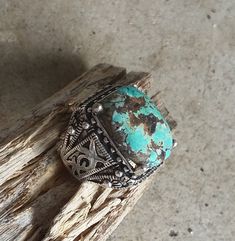 WANTED all over the Universe. Turquoise is recognized Sought After by early KINGS, MOVERS, and SHAKERS! Turquoise is said to be a vessel Imbued with energies associated with Heaven! All My Turquoise is Carefully chosen from around the World. I love the Raw Authentic look and feel of the stone...so I do not over polish the Turquoise! True Bohemian Style...an Original work of Art that you can treasure for a lifetime! Each of My Creations are One of A Kind and are Hand wrought to bring out the best Southwestern Chrysocolla Gemstone Rings, Vintage Chrysocolla Turquoise Ring, Southwestern Turquoise Chrysocolla Ring, Southwestern Chrysocolla Turquoise Ring, Artisan Turquoise Ring, Handmade Southwestern Style Ring Jewelry, Handmade Southwestern Style Ring, Southwestern Style Turquoise Ring With Patina, Southwestern Silver Turquoise Ring With Natural Stones