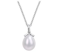 Versatile and eye-catching, highlight your favorite black dress or casual looks with these elegant sterling silver dangle earrings. From Affinity® Cultured Pearls. Pearl Drop Pendant, Silver Dangle Earrings, Sterling Silver Dangle Earrings, Freshwater Cultured Pearls, Silver Earrings Dangle, Drop Pendant, Pearl Drop, Cultured Pearls, Spring Rings