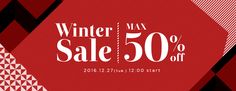 the winter sale is up to 50 % off