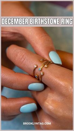 Christmas Gifts For Girlfriend - December Birthstone Ring Christmas Gifts Aesthetic, December Gemstone, Girlfriend Christmas Gifts, Gifts Aesthetic, Romantic Christmas Gifts, Stackable Birthstone Rings, December Birthstone Ring, Girlfriend Christmas, Christmas Gifts For Sister