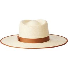 With a wide 4-inch brim and fine Tripilla straw, Brixton's Jo Straw Rancher Hat delivers plenty of sun protection and style that's appropriate for town as well as the ranch. Summer Cream Fedora In Toquilla Straw, Brimmed Straw Ranch Hats, White Straw Hat Bands For Ranch, White Straw Hat With Curved Brim For Ranch, Cream Panama Hat With Curved Brim For Vacation, Cream Toquilla Straw Hat For Vacation, Summer Cream-colored Toquilla Straw Fedora, Summer Cream Toquilla Straw Fedora, Cream Western Toquilla Straw Hat