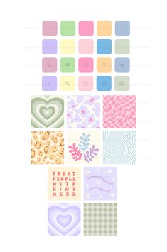 30 Danish Pastels aesthetic home screen app icons and widget images ⋆ The Aesthetic Shop Square Images, 20 Aesthetic