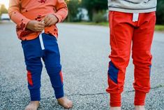 Roomy Jogger pants for kids are a trendy toddler item. These retro joggers are made with cotton lycra french terry to create the comfiest and cuddliest effect, perfect for lounging around the house on lazy days or running around the playground with their friends. *Care- Our fabric is prewashed and preshrunk. We recommend washing on cold and hanging to dry to extend the life and vibrancy of the clothing. Iron as needed and do not use chlorine bleach. *Turnaround time -Our current turnaround time Playful Cotton Joggers For Loungewear, Playful Cotton Sweatpants With Elastic Waistband, Playful Cotton Sweatpants For Loungewear, Color Block Cotton Bottoms For Fall, Casual Color Block Loungewear Pants, Fall Color Block Cotton Bottoms, Red Cotton Joggers For Jogging, Red Cotton Sweatpants For Jogging, Red Cotton Joggers With Elastic Waistband