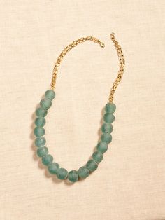 Saw this on Banana Republic: Sand And Water, If Only, Glass Bead Necklace, Glass Bead, The Mind, Bead Necklace, Ghana, Semiprecious Stones, Precious Stones