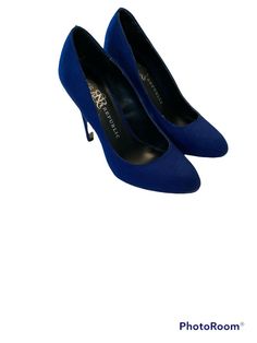 Rock & Republic stiletto heels royal blue Size 7 med. Rock & Republic brand Stiletto heels Rounded toe Pump style 4.5” Heel Small Imperfection inside of shoe (see pic) and on bottom part of front at toes (see pic) shows wear Royal blue color Size 7 EUC Smoke/pet free home Blue Formal Court Shoes With Padded Heel, Blue Court Shoes With Sculpted Heel For Formal Events, Formal Blue Court Shoes With Sculpted Heel, Blue Fitted Court Shoes For Formal Occasions, Formal Fitted Blue Heels, Blue Formal Court Shoes With Deep Heel Cup, Blue High Heel Court Shoes For Office, Blue Fitted Court Shoes With Padded Heel, Fitted Blue Court Shoes With Padded Heel