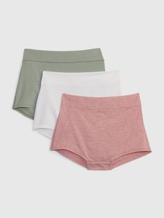 Breathe High Rise Bikini (3-Pack) | Gap Functional Seamless Stretch Swimwear, Breathable Stretch Summer Boxer Briefs, Seamless Summer Sports Boxer Briefs, Summer Sports Seamless Boxer Briefs, Seamless Sports Boxer Briefs For Summer, Seamless Boxer Briefs For Sports In Summer, Athleisure Stretch Boxer Briefs For Loungewear, Stretch Athleisure Boxer Briefs For Loungewear, Casual Seamless Summer Shorts