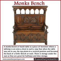 canonbury antiques, monks bench, bench, settles Shoe Storage, Table Top, Furniture