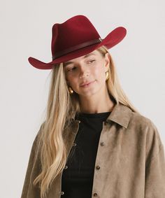 The Dean Western Hat features a pinched crown and a natural mid-length upturned brim with an attached tonal leather band + silver buckle detailing. The Dean is a classic timeless style hat with a touch of modern refinement. Classic Curved Brim Felt Hat For Fall, Classic Curved Brim Fedora For Fall, Classic Solid Fedora Hat Bands, Classic Fedora With Curved Brim For Fall, Classic Felt Hat With Curved Brim For Fall, Curved Brim Fur Felt Top Hat For Fall, Classic Wide Brim Felt Hat For Fall, Classic Top Hat With Flat Crown For Fall, Classic Fall Top Hat With Flat Crown