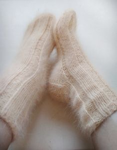 DESCRIPTION: Angora extra fluffy, soft ribbed unisex socks.  CARE INSTRUCTIONS: gentle hand wash Dry flat No tumble dry No iron No dry cleaning Thank you for visiting my shop! Didn't find what you were looking for? You can shop more styles here: https://www.etsy.com/shop/MishkaKnitwear?ref=simple-shop-header-name&listing_id=767678511&section_id=27800266 I gladly accept custom orders, please contact me on my shop or personal page. Comfortable Knitted Cream Socks, Comfortable Cream Knitted Socks, Angora Socks, Handknit Socks, Socks Outfit, Socks Aesthetic, Hand Knits, Luxury Socks, Handmade Socks