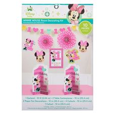 minnie mouse room decor kit for girls