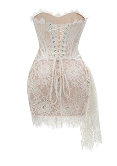 Strapless%20Lace%20Draped%20Corset%20Dress%20White%0D%0ADESIGN%3A%0D%0A%0D%0AColor%3A%20White%0D%0AStrapless%20design%0D%0ASleeveless%0D%0ALace%20insert%0D%0ACorset%20design%0D%0ADraped%20detail%0D%0AAsymmetric%20hem%0D%0ALace-up%20detail%20at%20back%0D%0AConcealed%20zipper%20at%20side%0D%0ABody%20sculpting%20design%0D%0AStretch%20Type%3A%20Stretchy%0D%0ALength%3A%20Mini.%20Above%20knee%0D%0A%0D%0AMATERIAL%3A%0D%0A%0D%0APolyester%20%2B%20Cotton%20%2B%20Spandex%0D%0AHigh%20elasticity%20for%20a%20better%20fit.%0D%0ADelicate%20sewing%20and%20hemming%20by%20durable%20needle%20lockstitch%20machine.%0D%0AYKK%20zipper%20(known%20as%20the%20most%20durable%20and%20reliable%20zippers%20manufactured%20today).%0D%0ATo%20maintain%20the%20beauty%20of%20your%20garment%2C%20please%20follow%20the%20care%20 Corset Dress White, Draped Corset, Long Sleeve Bandage Dress, Mesh Corset, Black Dress Prom, Silk Maxi Dress, Lace Maxi Dress, Gold Dress, Corset Dress