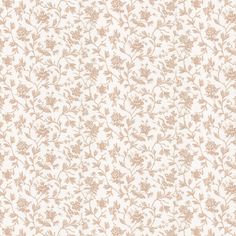 a beige and white floral wallpaper pattern