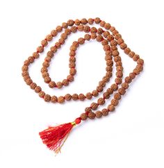 PRICES MAY VARY. SPECIFICATIONS: This may not fit as a necklace for adults. It is intended to be used as JAPA mala. This rudraksha mala is handmade in Nepal with 4 mm, 5 face (panchmukhi) Indonesioan rudra seeds, sewn into a garland with a heavy duty thread, there is a knot after each individual seed. It has 108 beads + one bindu/guru bead. Circumference is about 20-21" AUTHENTIC RUDRAKSHA BEADS: Panchmukhi or 5 face rudraksha comes with an authenticity certificate. C-section of the rudraksha be Spiritual Gemstone Beads Mala For Puja, Spiritual Gemstone Mala For Puja, Spiritual Round Beads Mala For Puja, Spiritual Mala With Round Beads For Puja, Spiritual Mala For Puja With Round Beads, Round Beaded Bracelets For Meditation And Festivals, Traditional Beaded Necklaces For Meditation, Traditional Gemstone Beaded Necklaces For Rituals, Traditional Ritual Gemstone Beaded Necklaces