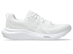 GEL-CONTEND 9 WIDE | Women | White/Glacier Grey | Women's Running Shoes | ASICS United States Running Shoes Asics, Extra Wide Shoes, Shoes Asics, Asics Women Gel, Narrow Shoes, Wrestling Shoes, Asics Running Shoes, Asics Men, Sport Shoes Men