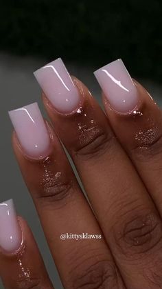 Hard Nails, Short Square Acrylic Nails, Acrylic Nails Coffin Short, Short Acrylic Nails Designs, Pink Acrylic Nails, Square Acrylic Nails