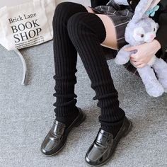 Color: 70cm Black, Size: Free Size Gyaru Socks, Japanese Gyaru, Knee Warmers, Socks Aesthetic, Harajuku Aesthetic, Winter Y2k, Over The Knee Socks, Warm Socks, Casual Socks