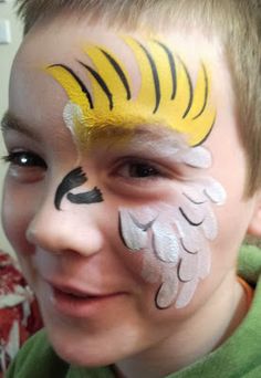 Monkey Face Paint, Face Paint For Kids, Animal Face Paint, Face Painting For Boys, Paint For Kids, Cheek Art, Paint Face, Face Painting Easy