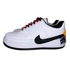 Nike Af1 Jester Xx Se White Black Laser Orange At2497-100 Women’s Size 10 Condition Is New With Box (Missing Lid) 100% Authentic Items, Hard To Find Items! Fast Shipping We Ship Within 1-3 Business Days (Excludes Saturday, Sunday, And Holidays) From Receipt Of Payment. We Provide A Discount For Multiple Items Purchased. Tracking Information Will Be Sent For All Purchases Within 24-72 Hours Of Payment. Emails Are Answered Within 48 Business Hours (This Excludes Weekends, And/Or Holidays). K. Nike Air Force 1 Sporty Lace-up With Contrast Sole, Nike Air Force 1 With Contrast Sole, Lace-up, Sporty, Nike Custom Sneakers For Streetwear, Nike Streetwear Custom Sneakers, Sporty Nike Air Force 1 With Contrast Sole, Streetwear Custom Sneakers With Air Max Cushioning, Nike Lace-up Streetwear Sneakers, Custom Lace-up Sneakers With Air Max Cushioning For Streetwear, Custom Lace-up Sneakers For Streetwear With Air Max Cushioning