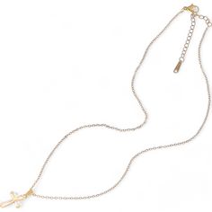 The Anna-Kaci Women's Gold Tone Cross Pendant Necklace with Crystal Accents is a stunning piece that combines timeless elegance with modern style. The beautifully crafted cross pendant is adorned with sparkling crystal accents, adding a touch of shimmer and sophistication to this classic design. Set on a delicate gold-tone chain, this necklace is perfect for both everyday wear and special occasions. Whether worn as a symbol of faith or simply as a stylish accessory, this cross pendant necklace b Butterfly Pendant Necklace, Circle Pendant Necklace, Initial Pendant Necklace, Accessories Jewelry Necklace, Cross Pendant Necklace, Initial Pendant, Butterfly Pendant, Sparkling Crystal, Design Set