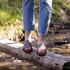 Embrace the summer season with our Flat Heel Clogs for Women, impeccably crafted from high-quality grey nubuck leather. These versatile clogs are a must-have addition to your summer wardrobe, perfectly designed to match any outfit. Intended for both average and wide foot builds, these clogs combine comfort and durability with style. The inside features a linden wood insole that offers breathability and a pleasant underfoot sensation. The exterior is made from natural grey nubuck leather, exuding Clogs Outfits, Clogs For Women, Outfit Elegant, Sophisticated Aesthetic, Clog Heels, Wooden Shoes, Dark Brown Color, Clogs Shoes, Summer Accessories