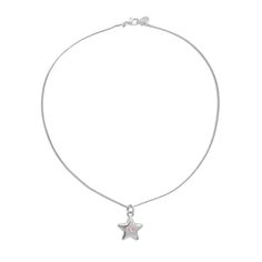 Stargirl '23 collection. Silver star pendant necklace with a dainty pink gemstone. Gemini Jewels offers unisex jewelry for girls and guys, from pearl necklaces to silver chains to signet rings. All our jewelry is handmade from quality material, Nickel and Lead free and safe for sensitive skin. Good Necklace Silver, Luxury Silver Necklace With Star Charm, Ur My Lucky Star Necklace, Affordable Silver Star Charm Necklace, Cheap Silver Necklaces With Star Charm, Cheap Silver Star Necklace, Silver Necklaces Stars, Cheap Star-shaped Beaded Necklaces For Gifts, Silver Necklaces Simple Star