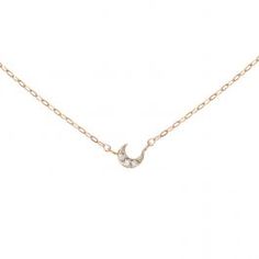 Delicate Crescent Moon Charm Necklace, Elegant Sterling Silver Crescent Charm Necklace, Dainty Necklace With Half Moon Charm, Dainty Half Moon Necklace With Moon Charm, Dainty Crescent Necklace With Delicate Chain, Elegant Moon Shape Clavicle Chain Necklace, Sterling Silver Moon Charm Necklace Fine Jewelry, Sterling Silver Fine Jewelry Necklace With Moon Charm, Elegant Sterling Silver Moon Charm Necklace