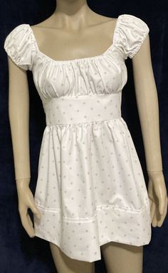 New! Olivia Bis (Bis & Beau) White Cotton Print Mini Dress Size S-M was just added to eBay. Check it out! #eBay #eBaySeller Dress With Belt, Printed Mini Dress, Brands Outlet, White Cotton, Original Design, Original Designs, Dress Outfits, Cotton Blend, Women Accessories