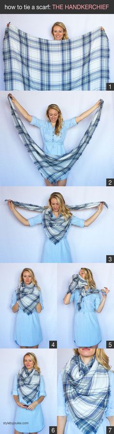 How to tie a scarf, how to wear a scarf, styling a blanket scarf, styling a scarf, my 9 favorite easy ways to tie a scarf