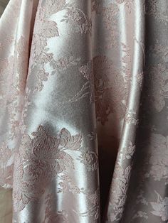 Dusty Rose Fabric, Dusty Pink Color, Rose Fabric, Brocade Fabric, Dusty Rose, Fabric By The Yard, Dusty Pink, Fashion Ideas, Fabric Color