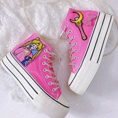 Home · KOSMUISHOE · Online Store Powered by Storenvy Sailor Moon Shoes, Moon Shoes, Moon Vibes, Outfit Ideas Inspiration, Converse Platform, Comfort Fashion, Neon Aesthetic, Shoe Ideas, Shoes Socks