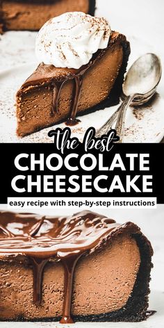 the best chocolate cheesecake recipe with step by step instructions