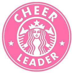 a pink starbucks sticker with the words starbucks's coffee on it