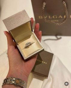 Bvlgari Ring Women, Bvlgari Jewelry Rings, Bvlgari Aesthetic, Dainty Gold Watch, Piaget Jewelry, Bvlgari Ring, Package Jewelry, Bvlgari Jewelry, Bvlgari Serpenti