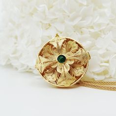 Inspired by Yun Boutique logo, this Auspicious Flower pendant embraced ancient Chinese filigree jinlay art with classic modern elegance. Adjustable chain can be styled with difference collar shapes. Not to be confused with regular gold plating, our vermeil is a thick layer of 18k solid gold on sterling silver. Chinese filigree inlay art is a delicate kind of jewelry metalwork, usually of twisted threads made of gold, silver, and copper, soldered together and arranged in artistic motifs with moun Collar Shapes, Luxury Ornaments, Filigree Pendant Necklace, Metalwork Jewelry, Asian Jewelry, Locket Pendant Necklace, Filigree Pendant, Boutique Logo, Plum Blossom