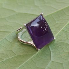 Gemstone - Amethyst Size - 13x18 rectangle Metal - sterling silver Natural purple amethyst ring available in all ring sizes Amethyst strengthens the aura of the wearer and creates your dominance among others The same design also available with many other gemstones please visit my shop to view the complete collection. feel free to contact me for any query regarding my jewelry Each order will be packed in the free handmade jewelry box Formal Rectangular Amethyst Ring, Formal Rectangular Purple Amethyst Ring, Formal Purple Amethyst Ring With Rectangular Shape, Classic Purple Rectangular Rings, Elegant Rectangular Amethyst Ring For Formal Occasions, Purple Rectangular Gemstone Ring, Formal Square Cut Amethyst Ring, Purple Rings With Rectangular Stone For Anniversary, Rectangular Amethyst Wedding Rings